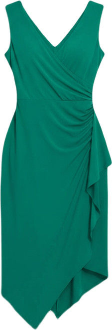 Women's Asymmetrical Midi Dress