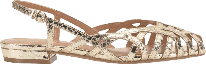 Women's Stiorra Almond Toe Braided Slingback Flat Sandals