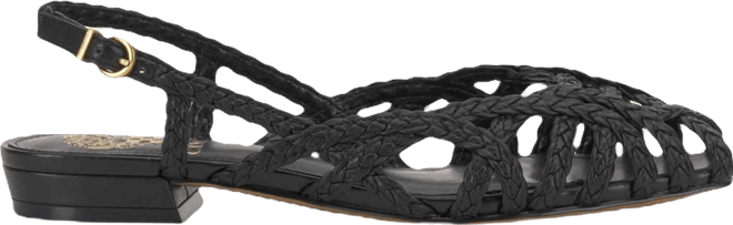 Women's Stiorra Almond Toe Braided Slingback Flat Sandals