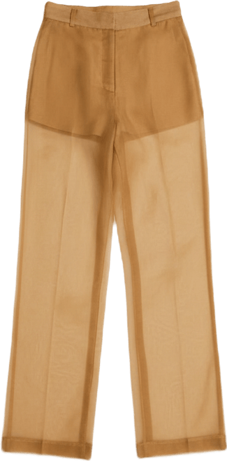 Women's High-Waist Organza Pants