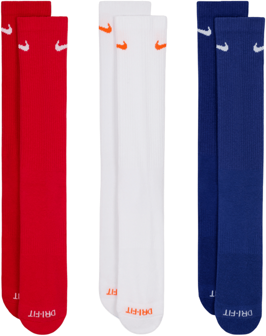 Nike Everyday Plus Cushioned Chaussettes de training mi-mollet (3 paires)