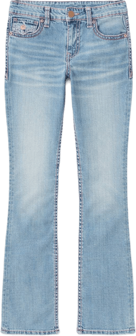 Women's Becca Mid Rise Bootcut Super T Flap Jeans