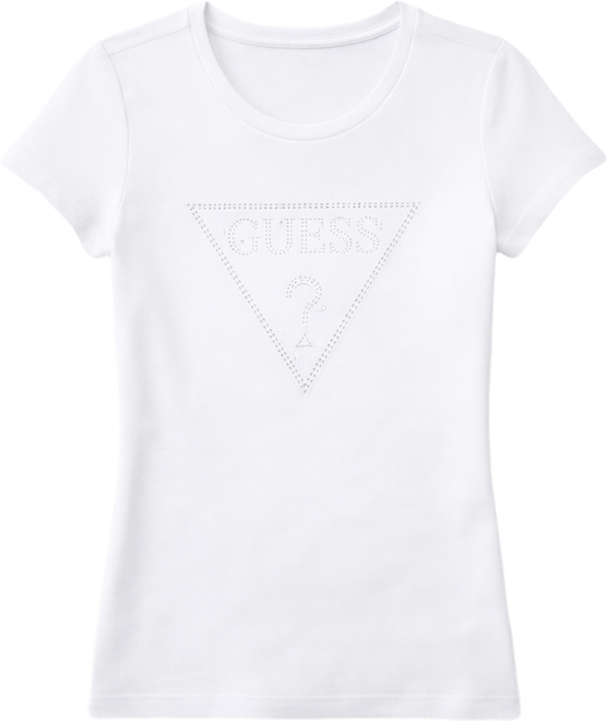 Women's Lux Triangle Lace Logo Short-Sleeve T-Shirt
