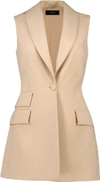 Women's Long Tailored Vest Tops