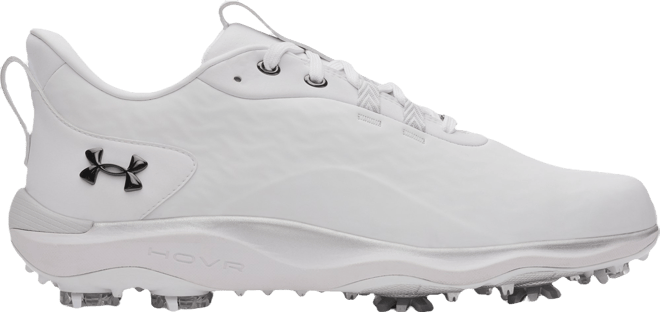 Under Armour H-GOLF ホワイト ゴルフシューズ Under Armour Drive Pro Clone Golf Shoes White/Metallic Gun Metal