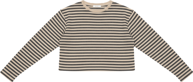 Women's Striped Long-Sleeve Top