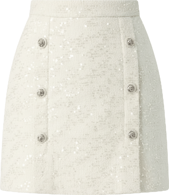 Women's Short Skirt with Front Buttons