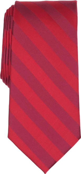 Men's Satin Stripe Solid Tie