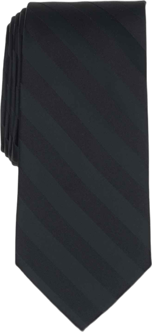 Men's Satin Stripe Solid Tie
