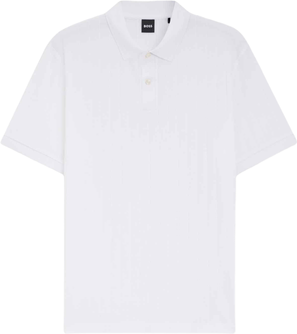 Boss by  Men's Mercerized-Cotton Striped Polo Shirt