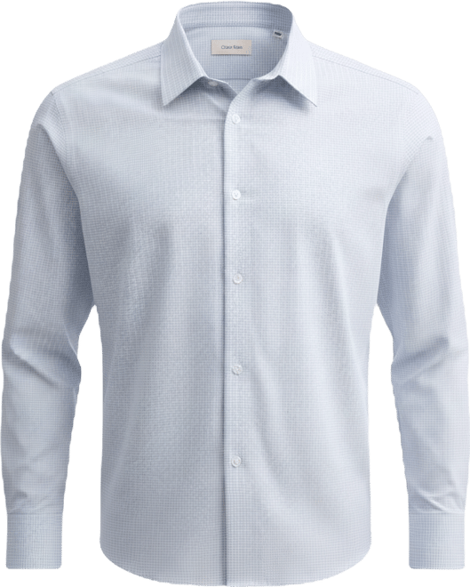 Men's Multi Stretch Spread Collar Dress Shirt