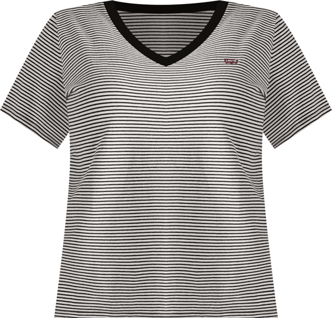 Plus Size Cotton Perfect V-Neck Tees