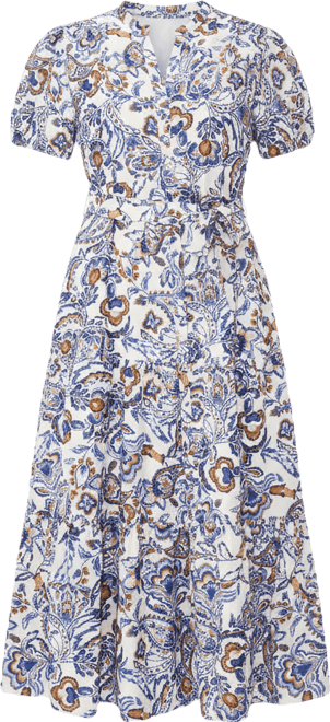 Plus Size Split Neck Maxi Dress