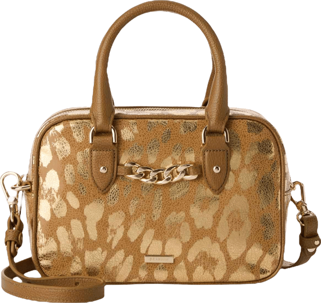Mara Glimmer Small Leather Satchel Bag