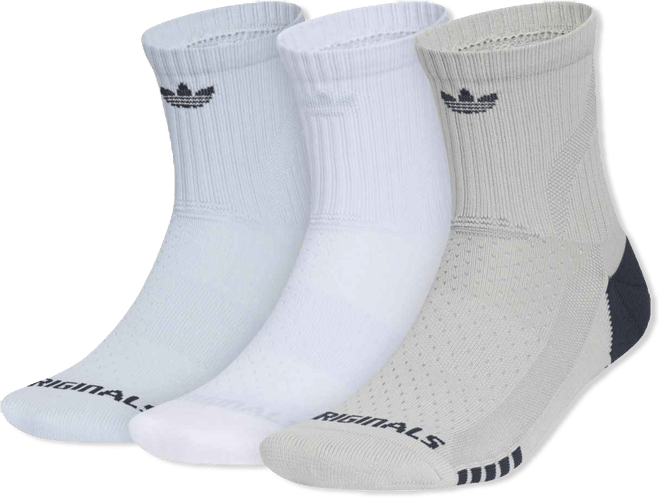 adidas Originals Tech 2.0 High Quarter Socks - 3 Pack
