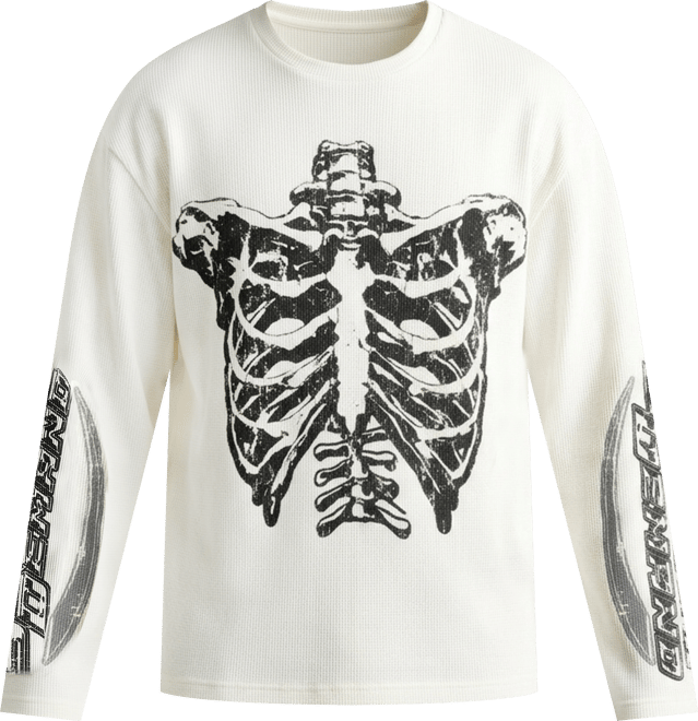 Men's Supply & Demand Bonez Graphic Long-Sleeve Thermal Shirt | JD
