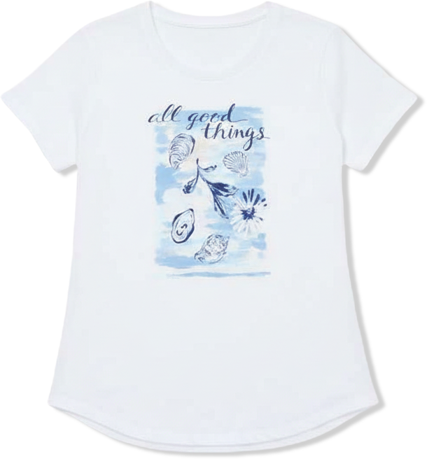 Women's Graphic Short-Sleeve Crewneck T-Shirt, Macy's Exclusive