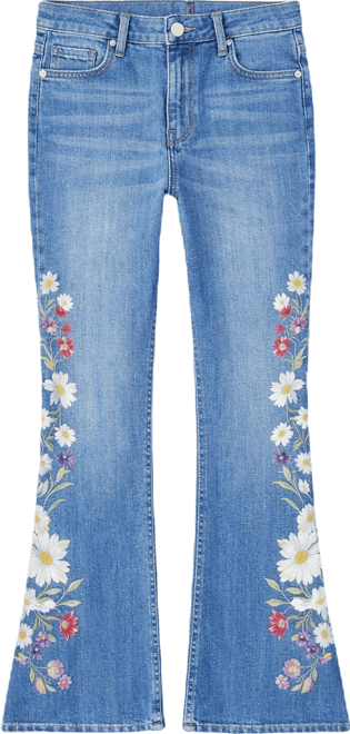 Women's Fab Farrah Daisyland Flare Jeans