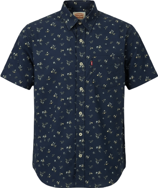 Men's Classic 1 Pocket Short Sleeve Regular Fit Shirt