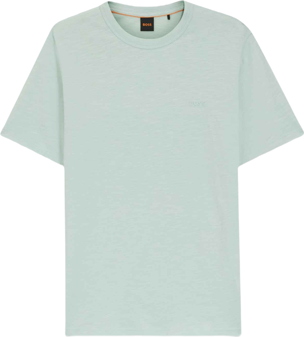 Boss by  Men's Slub-Cotton Logo Detail T-Shirt