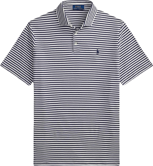 Men's Classic Striped Polo Shirt