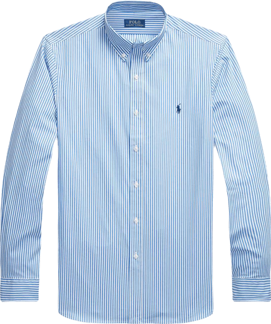 Men's Slim-Fit Striped Stretch Shirt