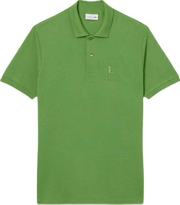 Men's Classic-Fit Embroidery Detail Petit Piqu Polo Shirt