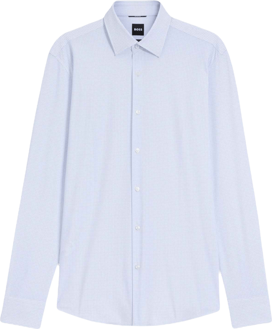 Boss by  Men's Performance-Stretch Slim-Fit Dress Shirt