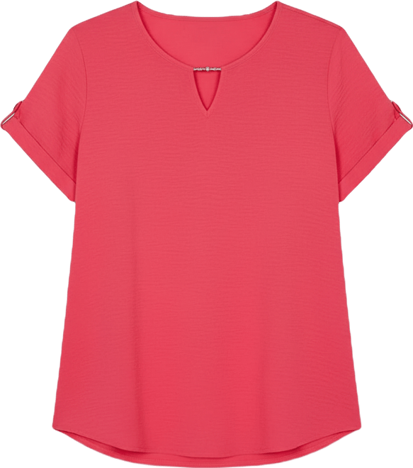 Women's The Royal Treatment Solid Rolled Short Sleeve T-shirt