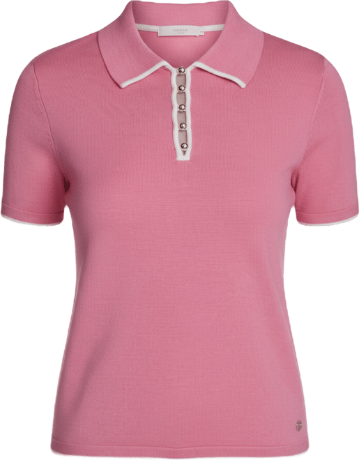 Women's Collared Tipped Polo Sweater