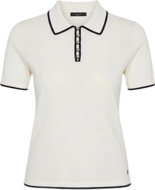 Women's Collared Tipped Polo Sweater