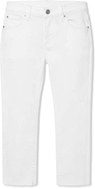 Petite Mid Rise Skimmer Short Jeans