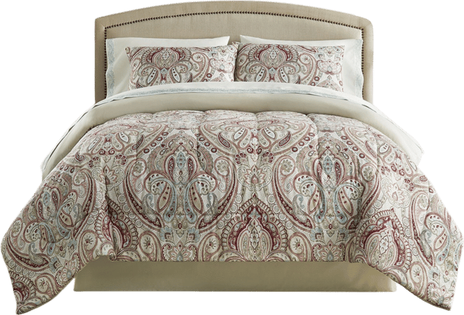 Broadhaven Constance 8-pc. Reversible Complete Bedding Set with
