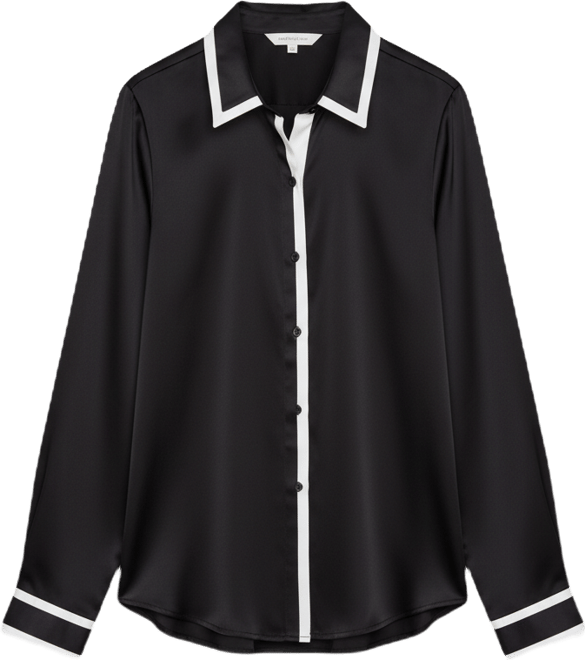 Women's Collared Long-Sleeve Top