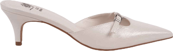 Women's Patent Detail Slip-On Dress Sandals