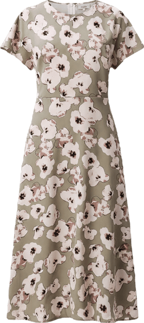 Women's Crewneck Midi Dress