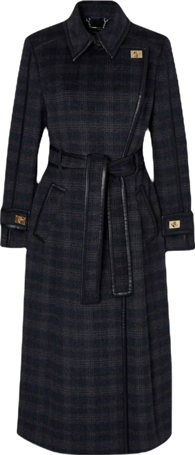 Women's Double Breasted Belted Midi Coat