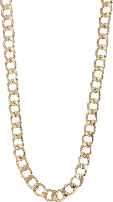 Monet® Gold-Tone Curb Link Collar Necklace, Color: Gold Tone