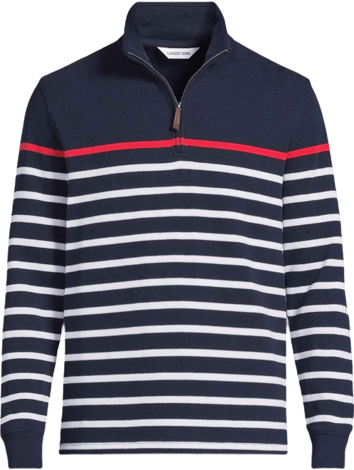 Men's Bedford Rib Casual Quarter Zip Sweater