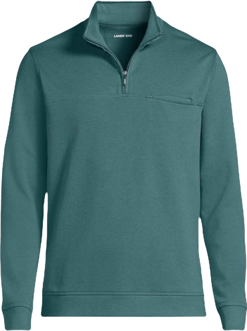 Men's Long Sleeve Travel Kit Pique Quarter Zip Sweatshirts