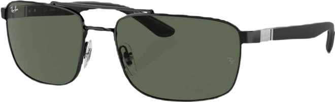 Unisex Rectangle Sunglasses, RB3737