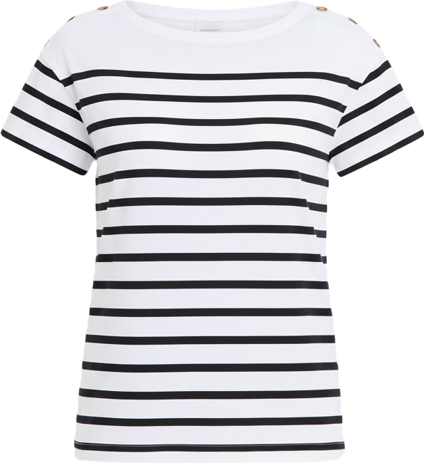Women's Pima Cotton Button-Shoulder Top, Exclusively at Macy's