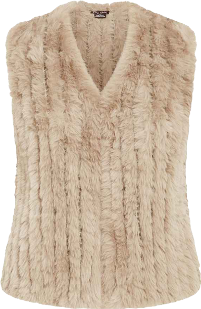 Women's Plus size Eve Faux Fur Vest