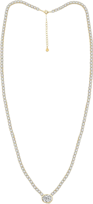 Cubic Zirconia Tennis Necklace