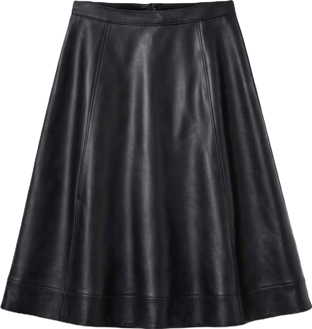 Women's Plus Size Plus Charlotte Leather Skirt