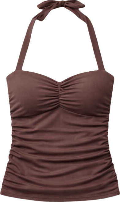 Women's Anael Ruched Halter Top