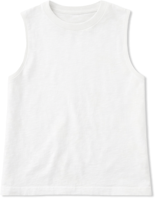 Women's Cotton Slub High Neck Tank Top
