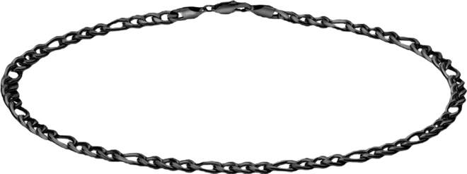 Men's Stainless Steel Figaro Chain Bracelet