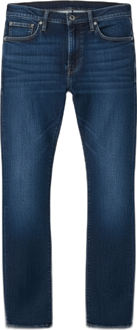 Men's Deep Clean Comfort Matt Mid Rise Relaxed Straight Leg Jeans