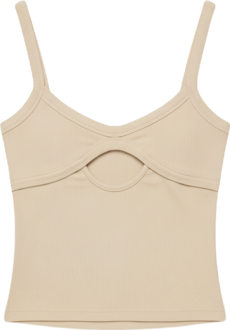 Women's Karin Cut Out Ribbed Tank Top